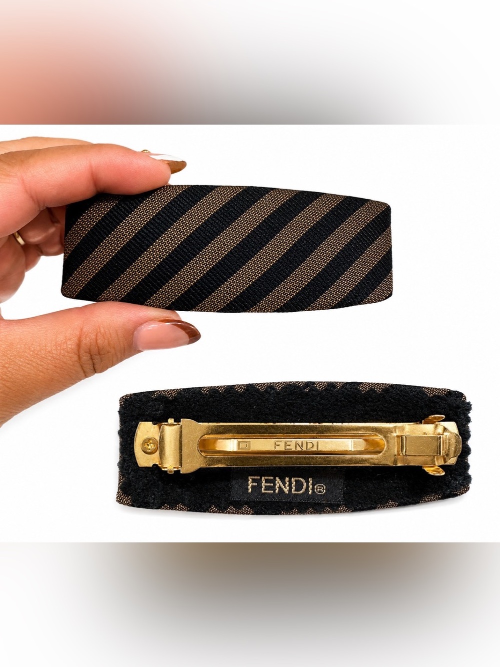FENDI Pecan Barrette